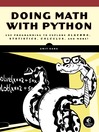 Imagen de portada para Doing Math with Python